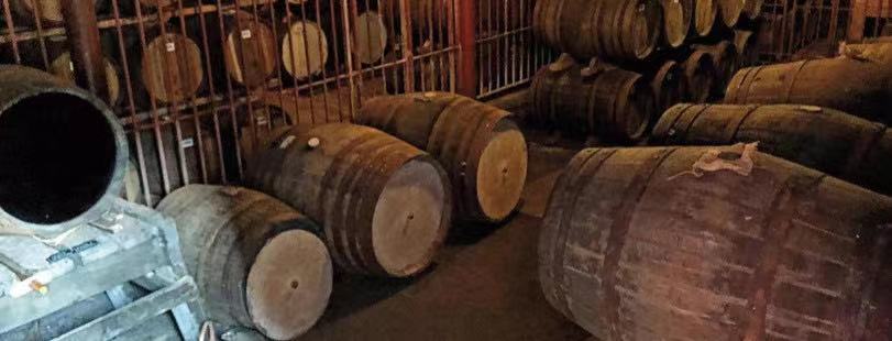 Whiskey barrel fermentation process