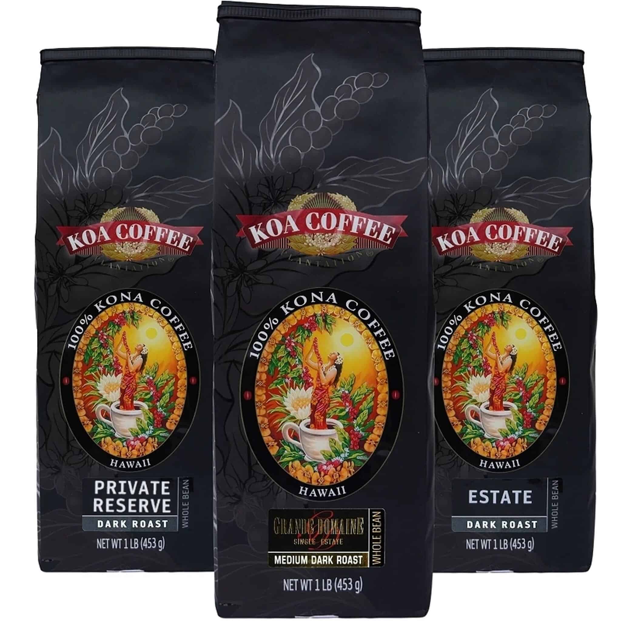 Kona Coffee Tri-Pack Extra Fancy – Medium Roast