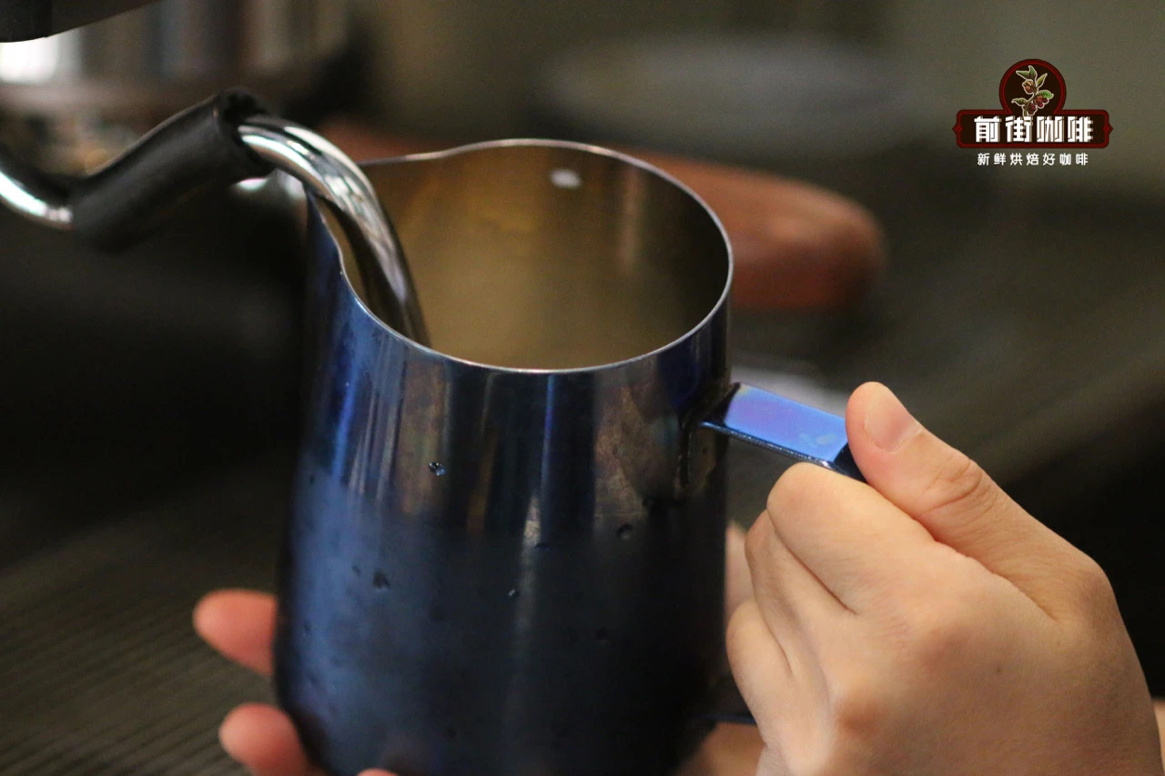 Chilled fresh milk for better foam stability