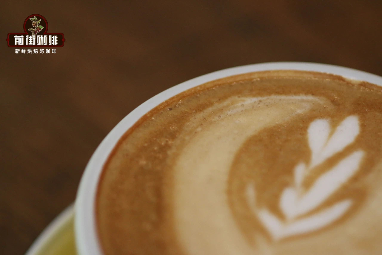 Uneven blending of milk and coffee