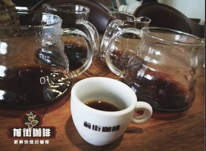 Coffee tasting session