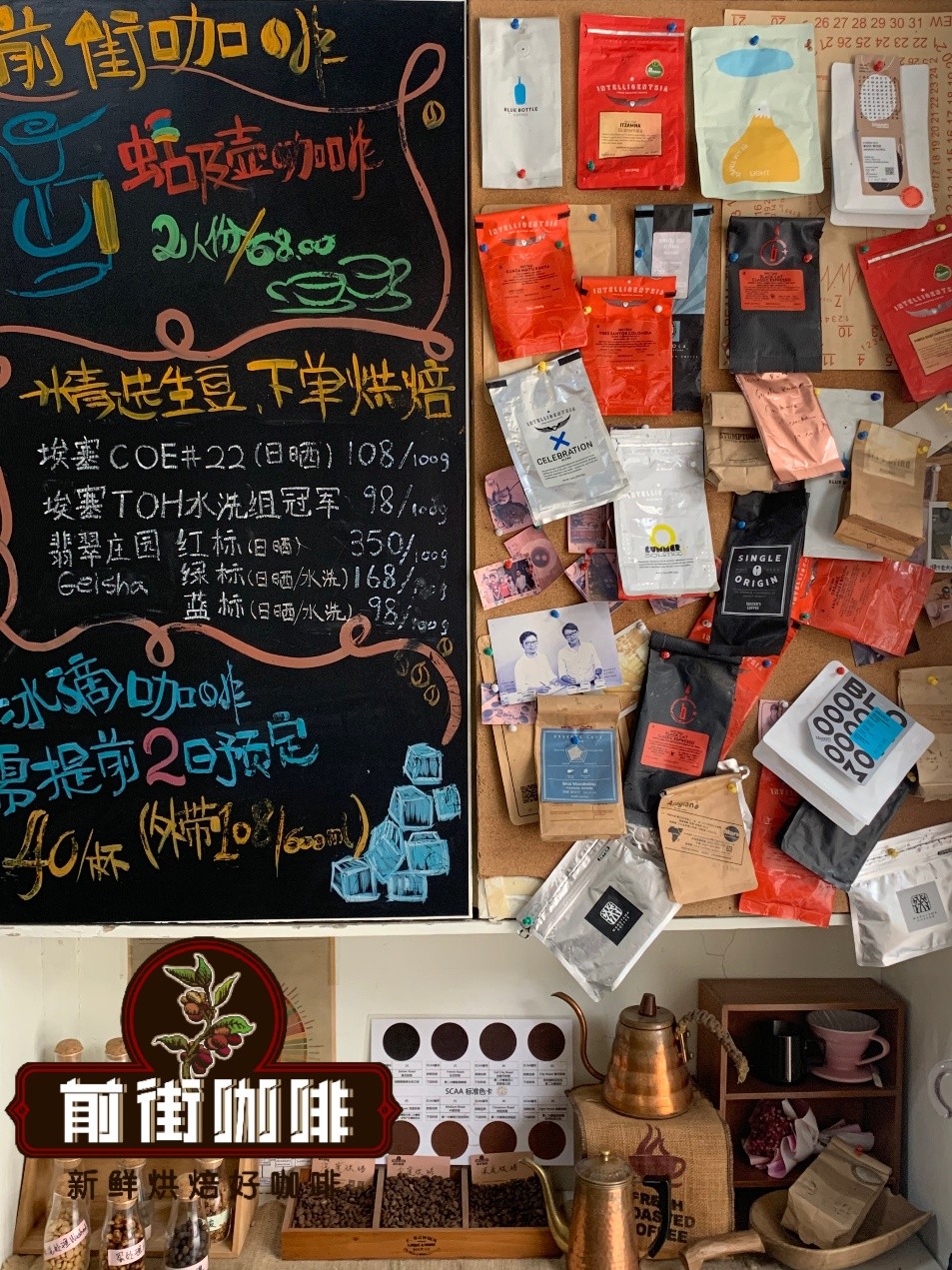 Coffee information and contact details